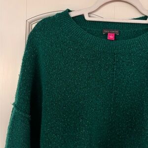 VINCE CAMUTO GREEN SWEATER